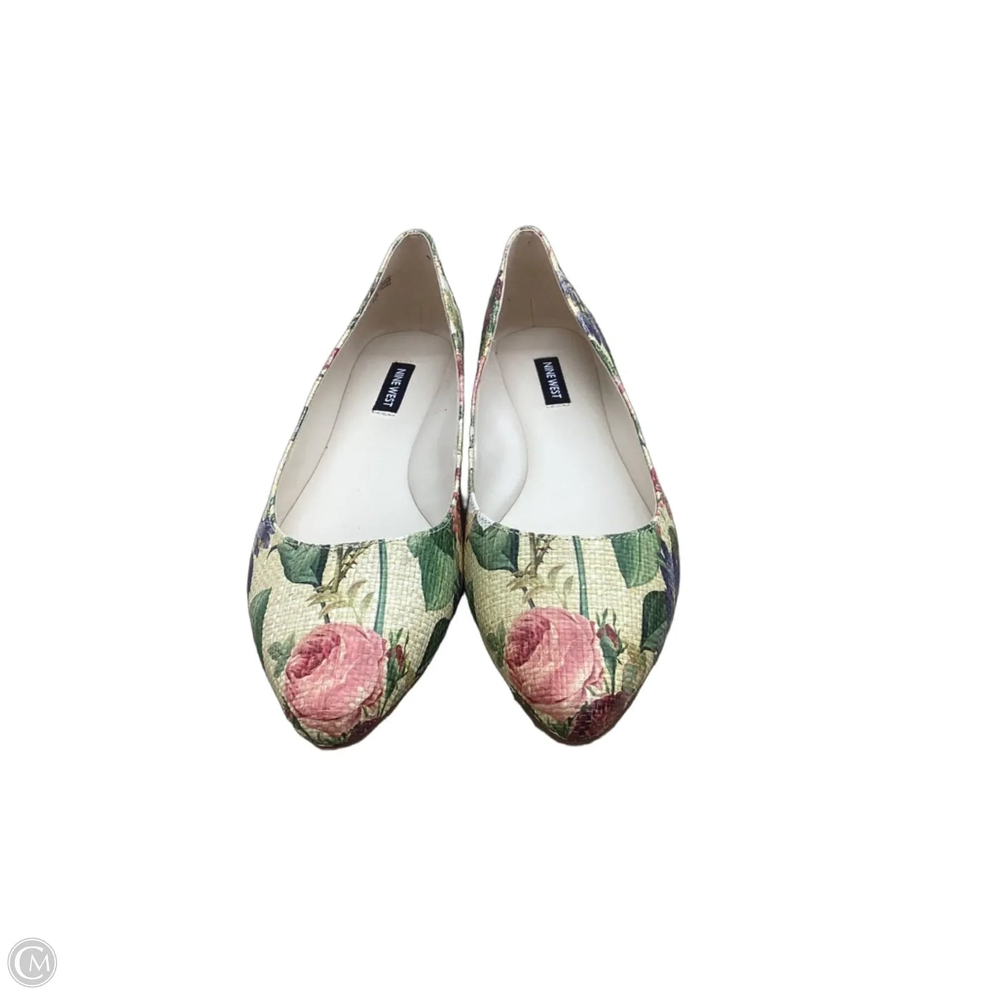 Shoes Flats By Nine West In Floral Print, Size: 8