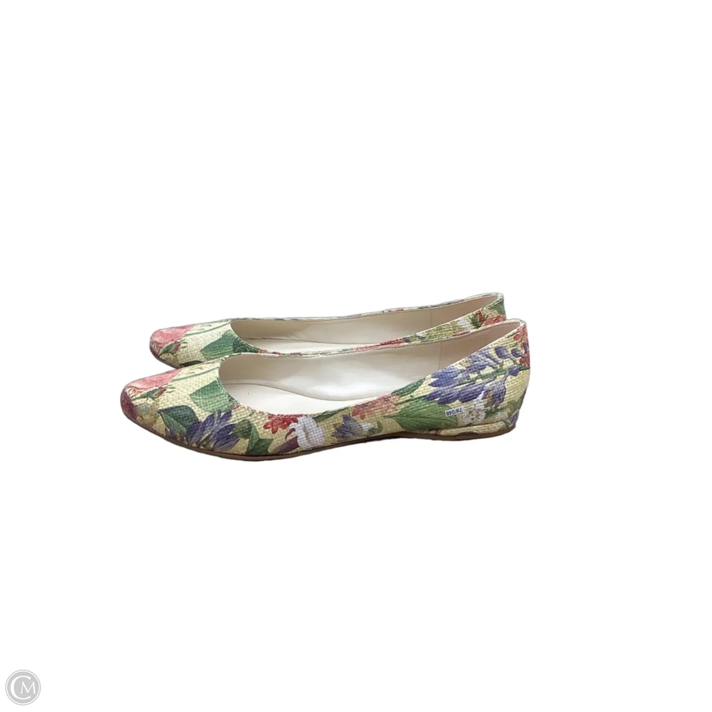 Shoes Flats By Nine West In Floral Print, Size: 8