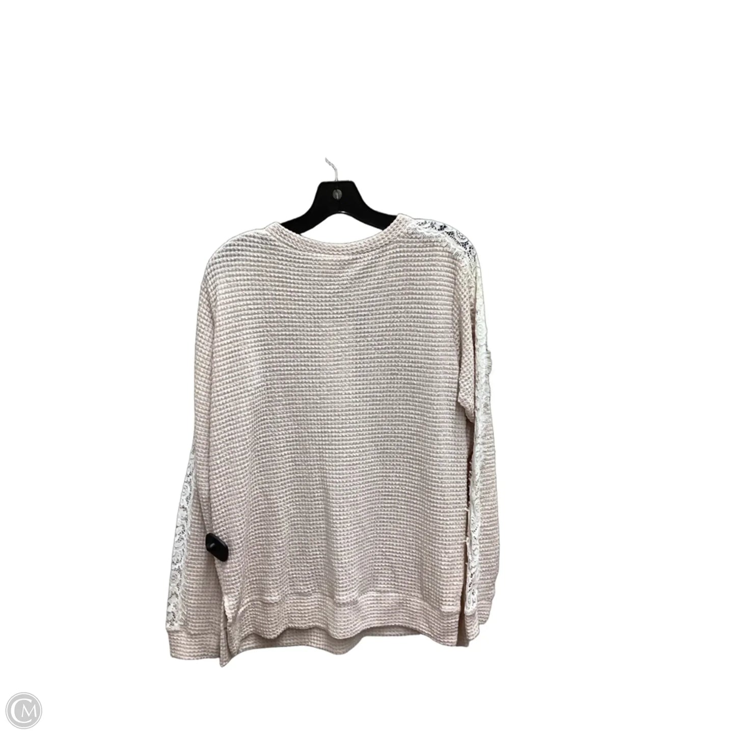 Blouse Long Sleeve By 143 Story In Cream, Size: M