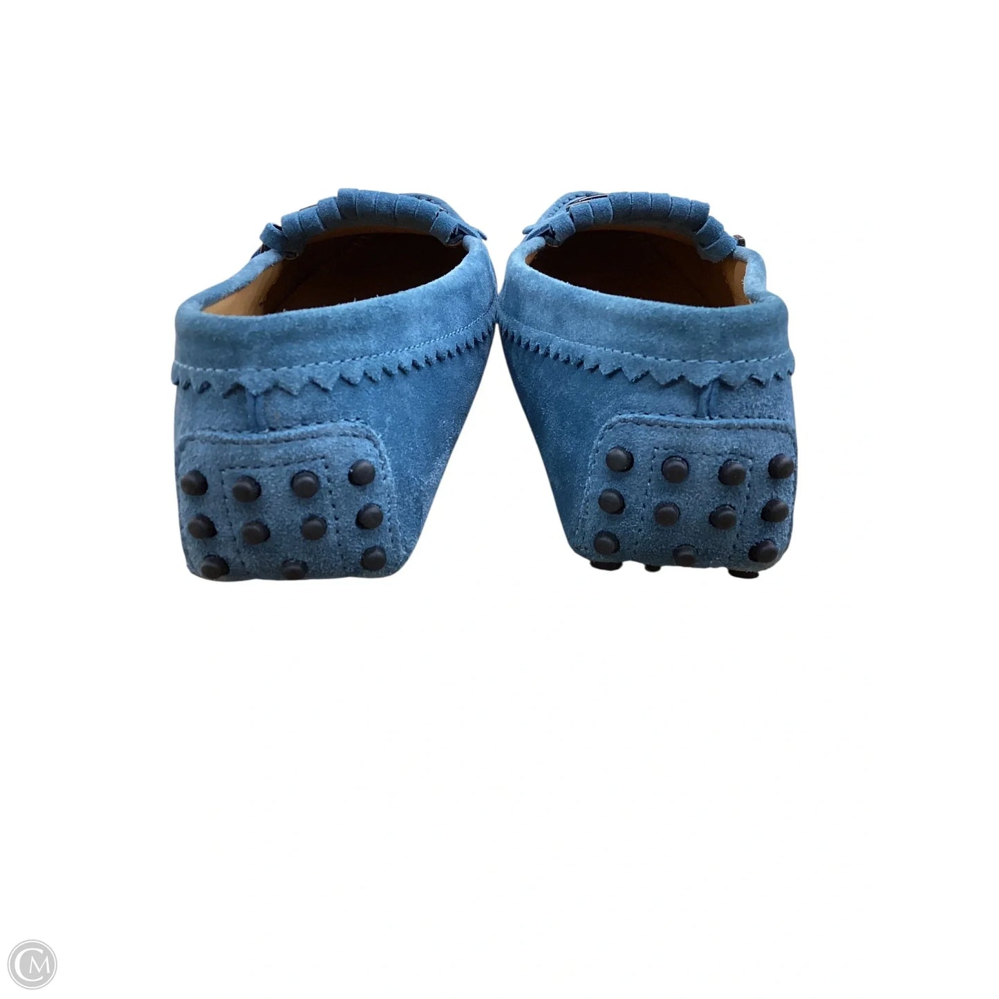 Shoes Luxury Designer By Tods In Blue, Size: 8