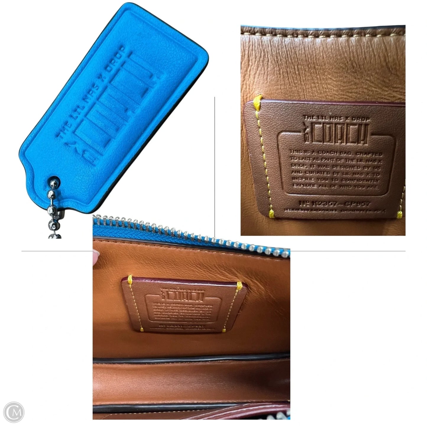 Handbag Designer By Coach, Size: Small