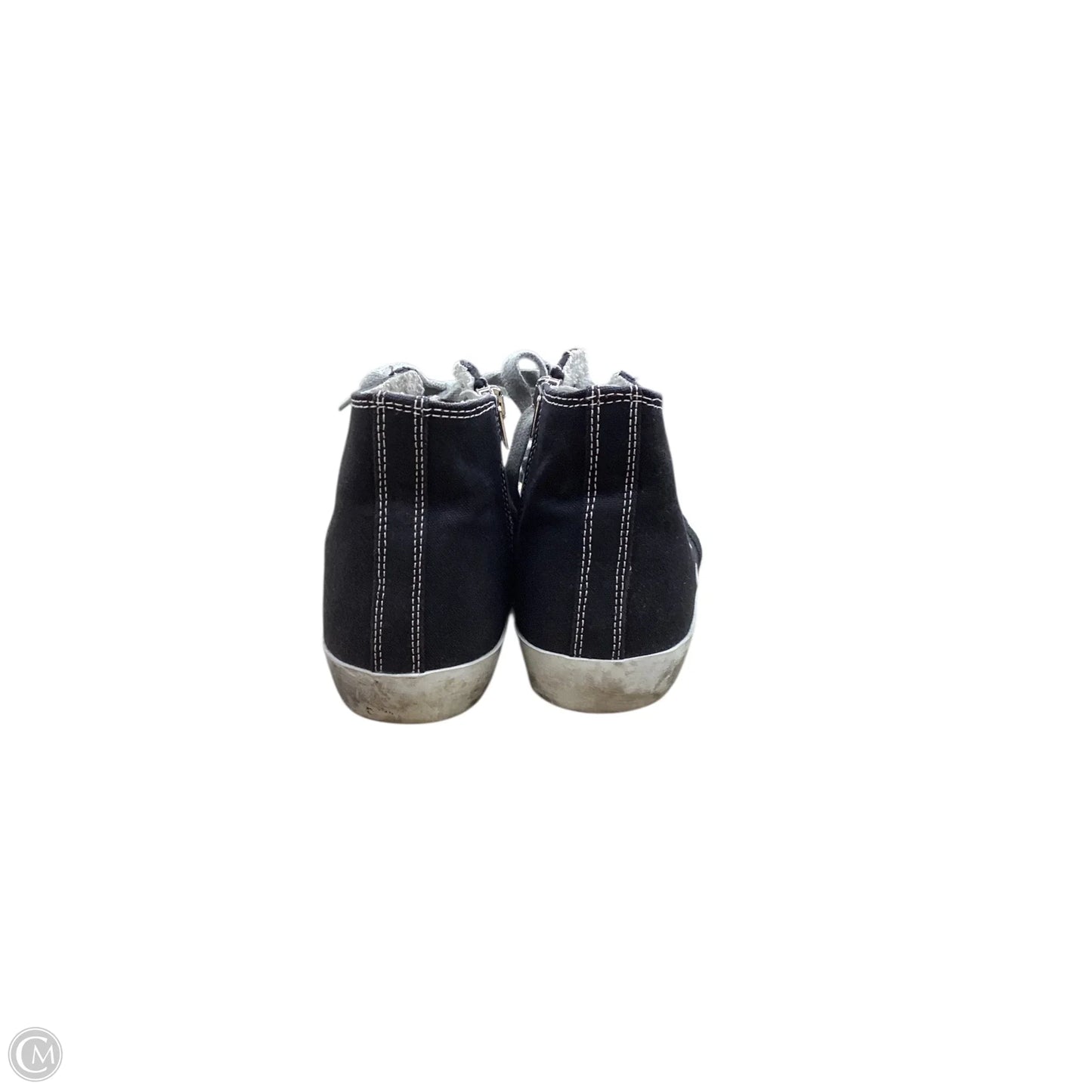 Shoes Sneakers By Golden Goose In Black White, Size: 5