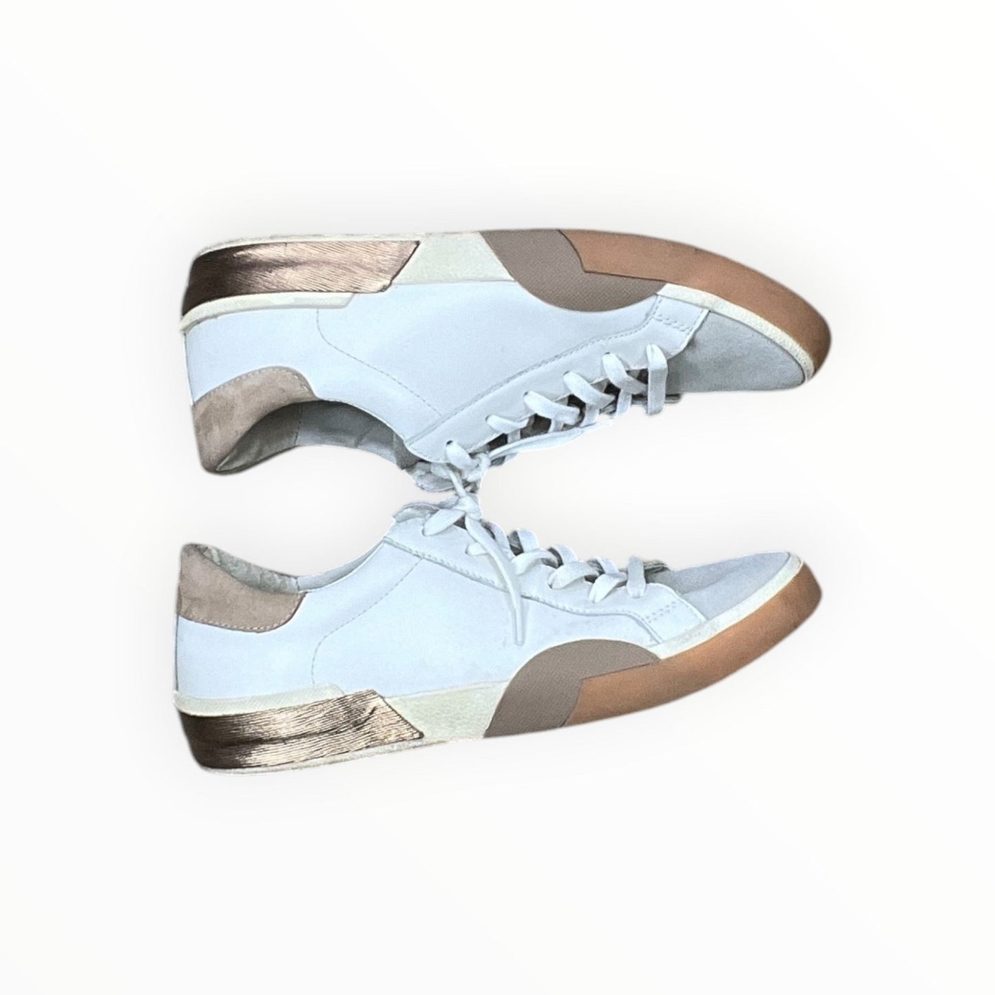 Shoes Sneakers By Dolce Vita In Tan & White, Size:9.5