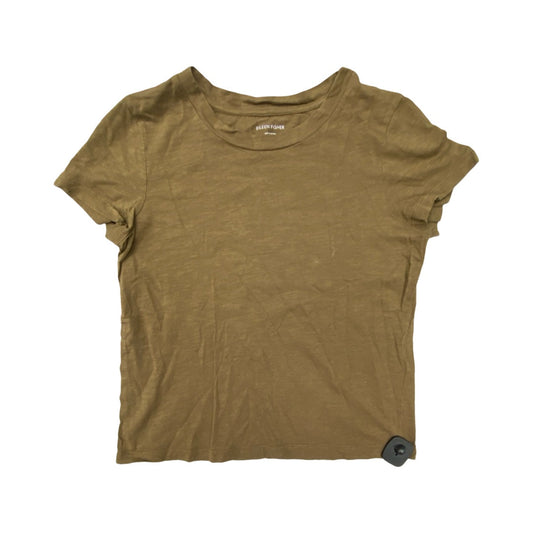 Top Ss Designer By Eileen Fisher In Brown, Size:Xs