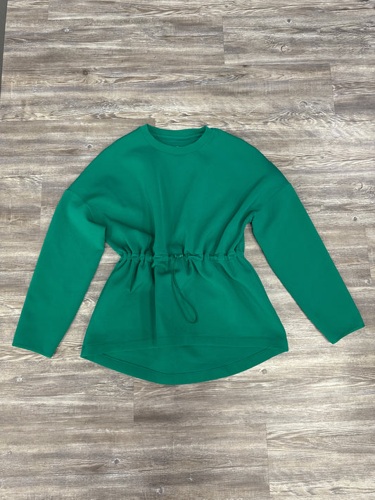 Green Athletic Sweatshirt Crewneck Sweaty Betty, Size M