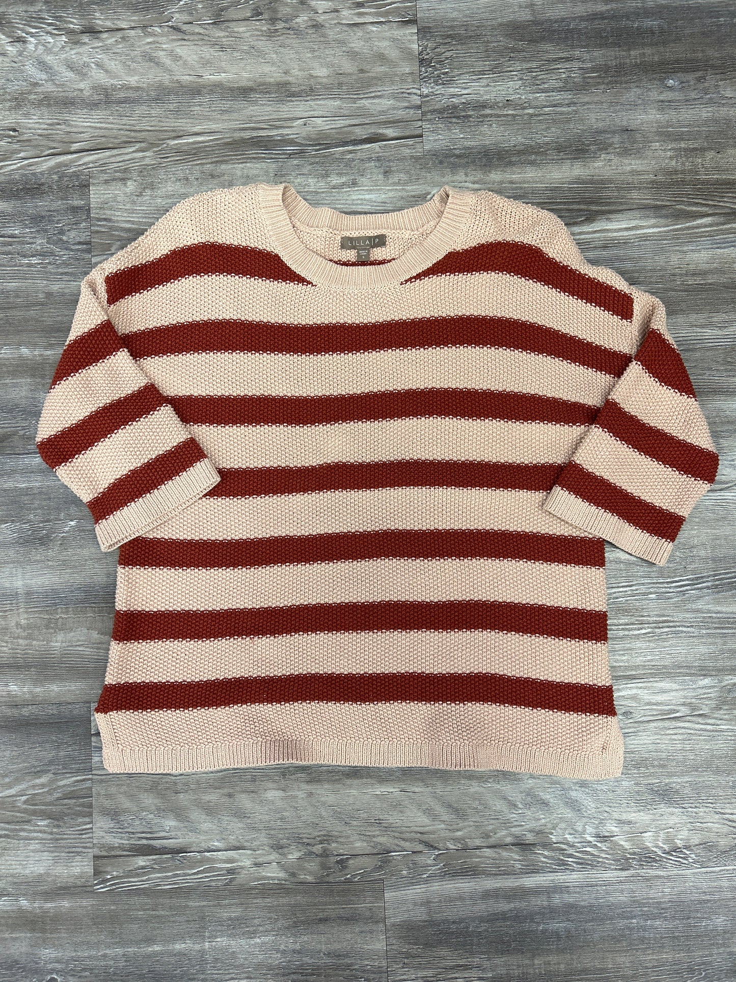 Sweater By Lilla P In Tan, Size: S