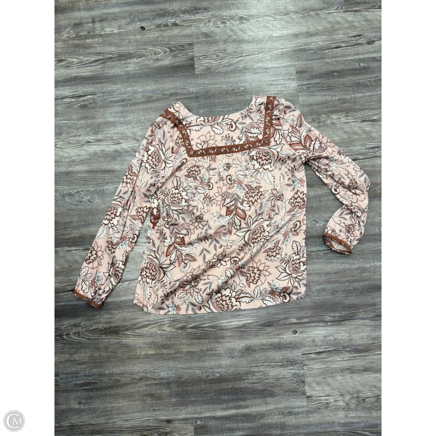 Top Long Sleeve By J. Jill In Pink, Size: S