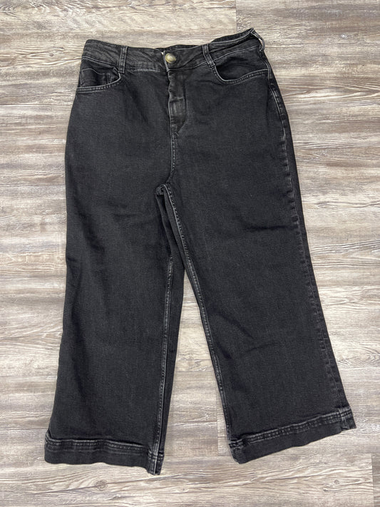 Jeans Cropped Wide Leg By Pilcro Size: 12
