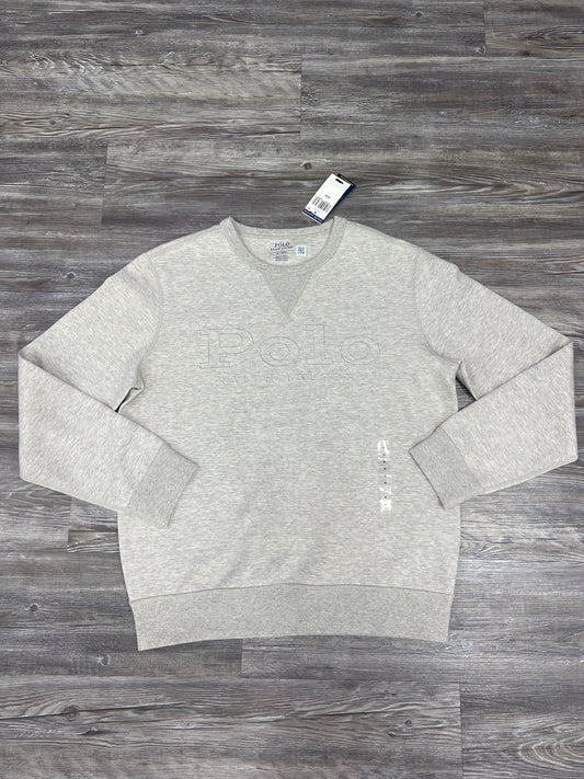 Grey Sweatshirt Crewneck Polo Ralph Lauren, Size M