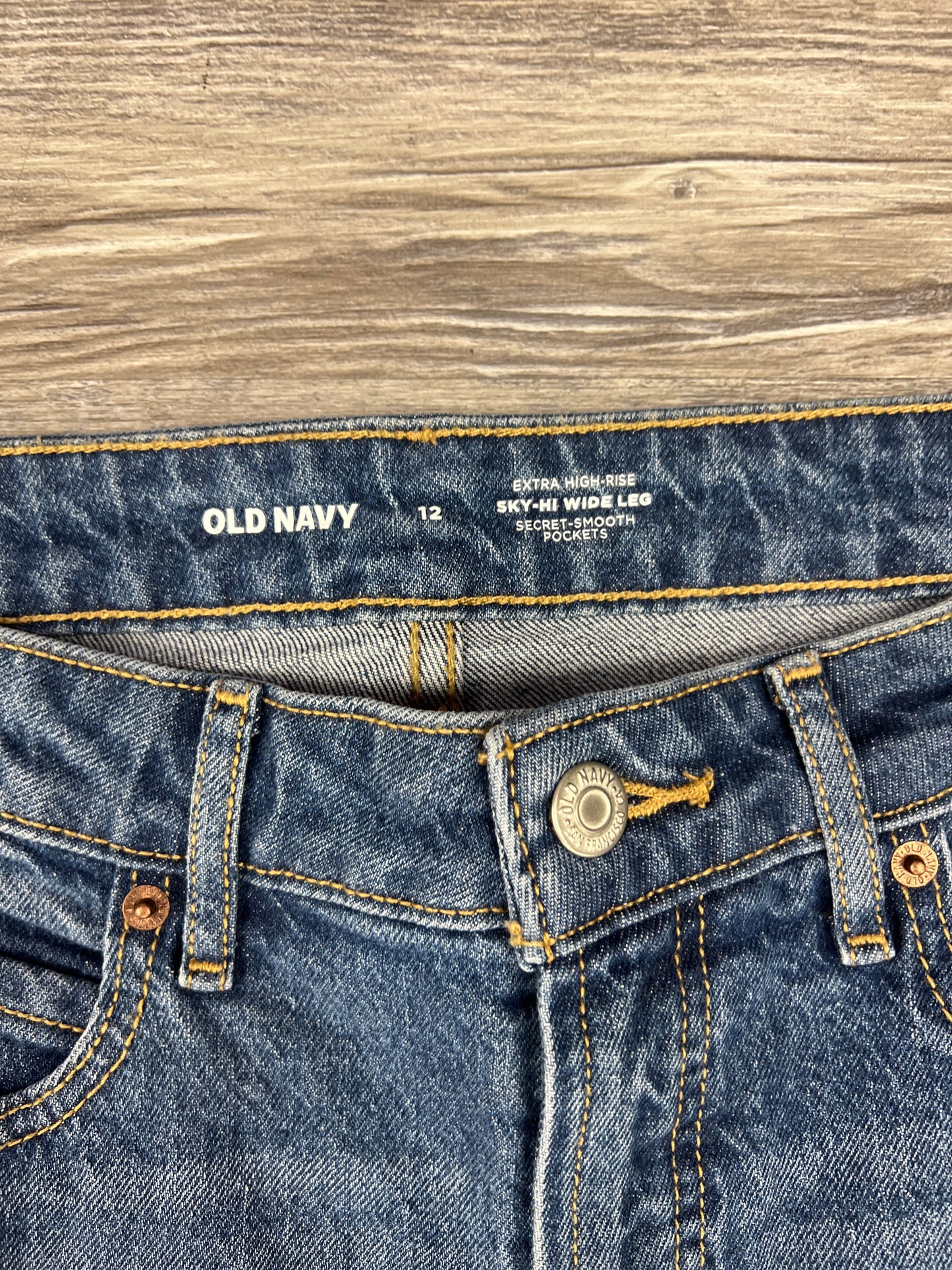 Jeans Wide Leg By Old Navy Size: 12