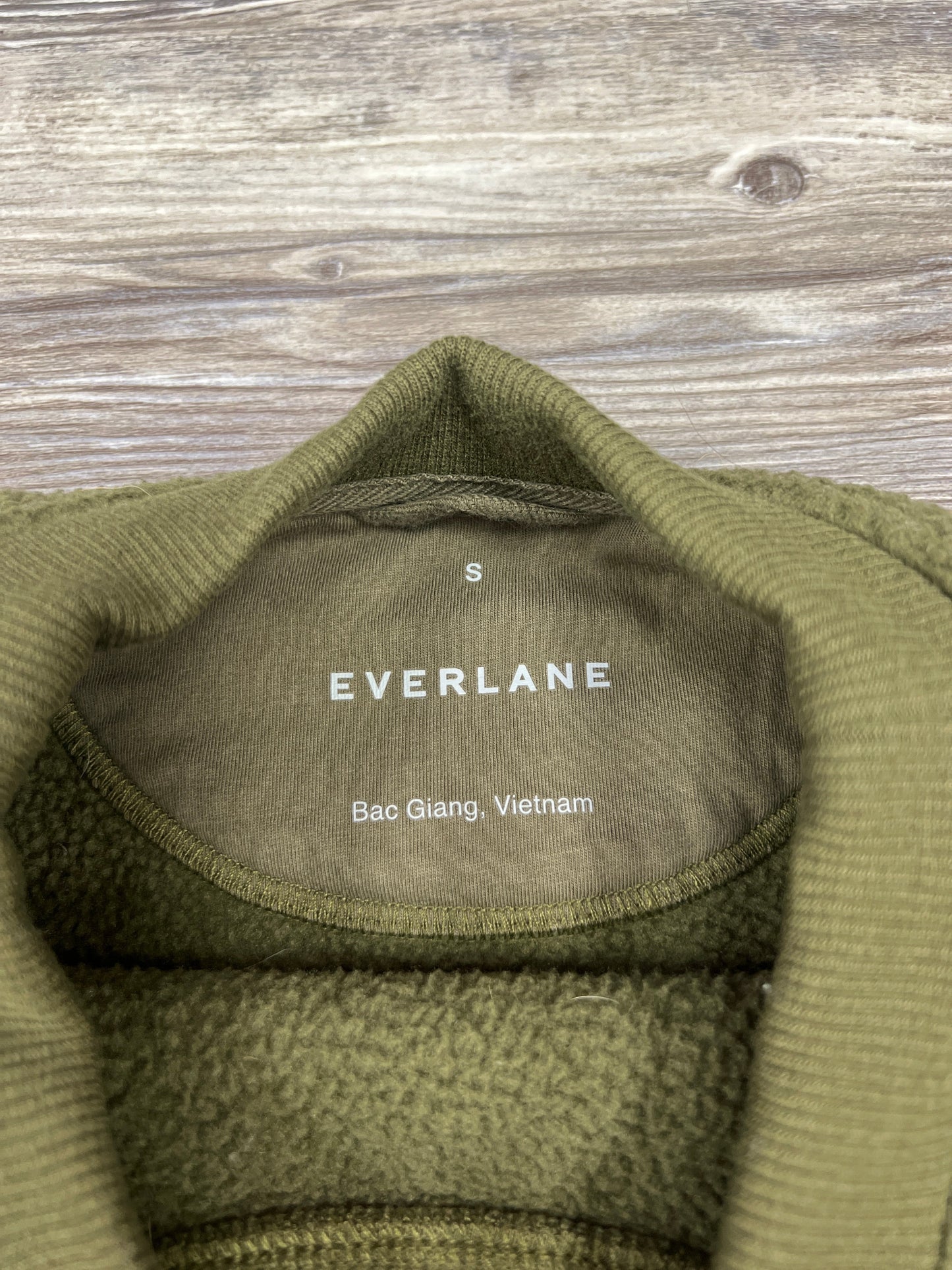 Green Sweatshirt Crewneck Everlane, Size S