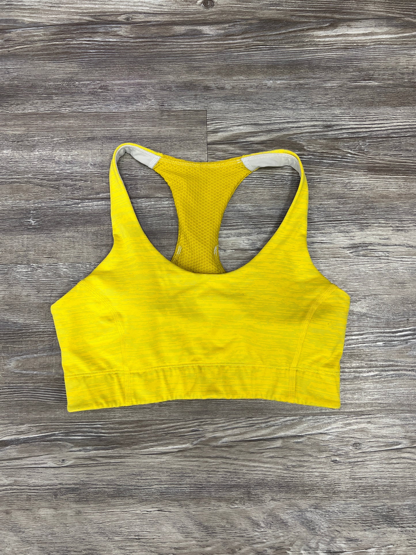 Yellow Athletic Bra Outdoor Voices, Size Xs