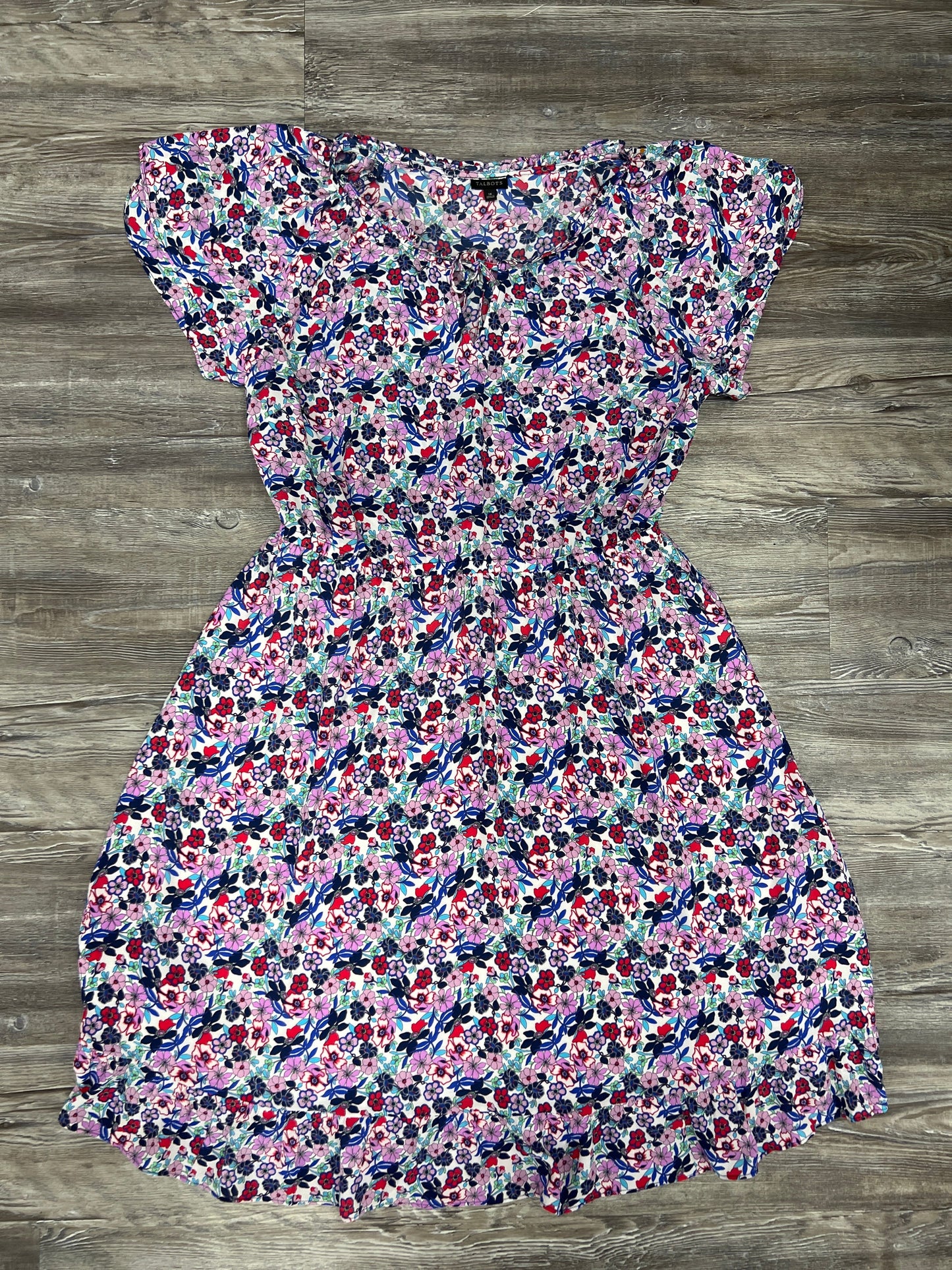 Multi-colored Dress Casual Maxi Talbots, Size 14