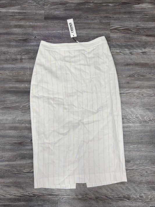 White Skirt Midi L Agence, Size 4