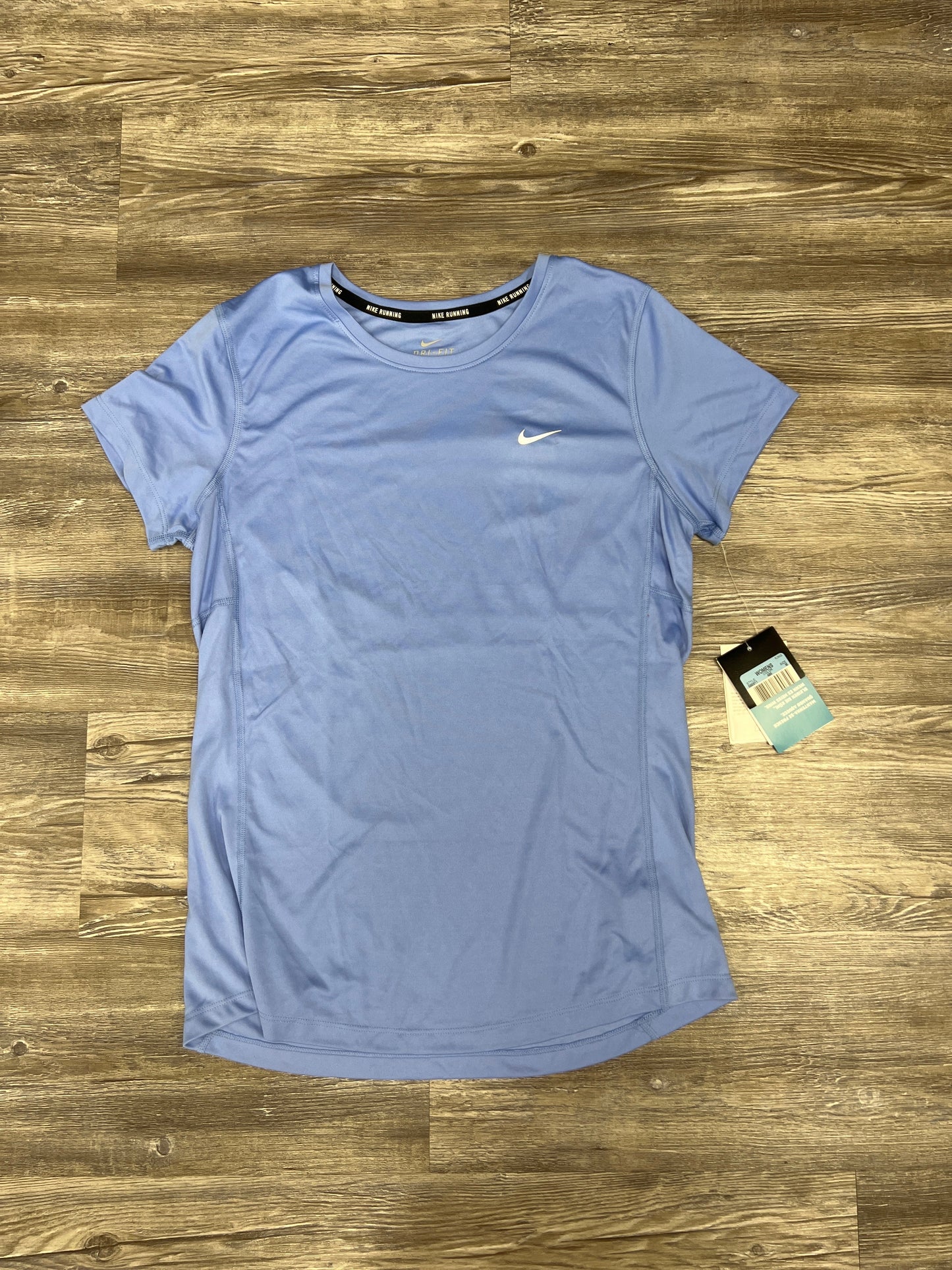 Athletic Top Short Sleeve By Nike Apparel In Blue, Size: M