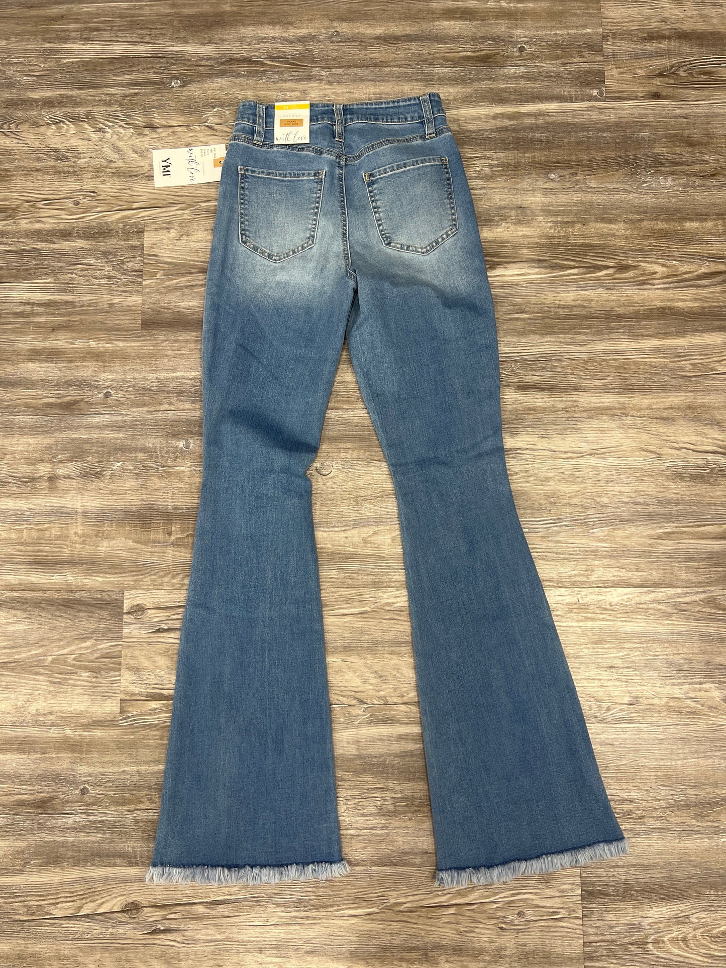 Jeans Flared By Ymi In Blue Denim, Size: 5/27