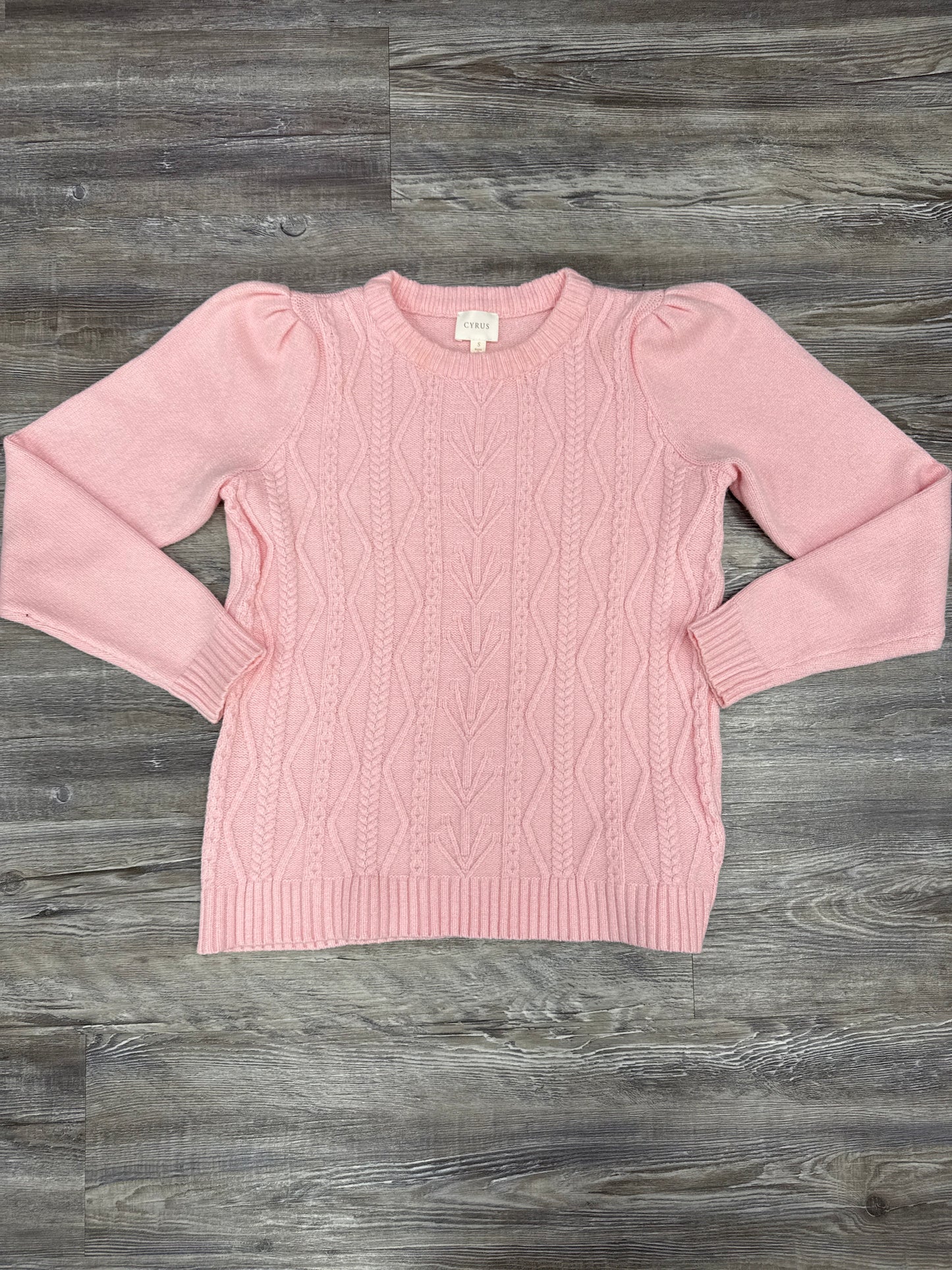 Sweater By Cyrus Knits In Pink, Size: S