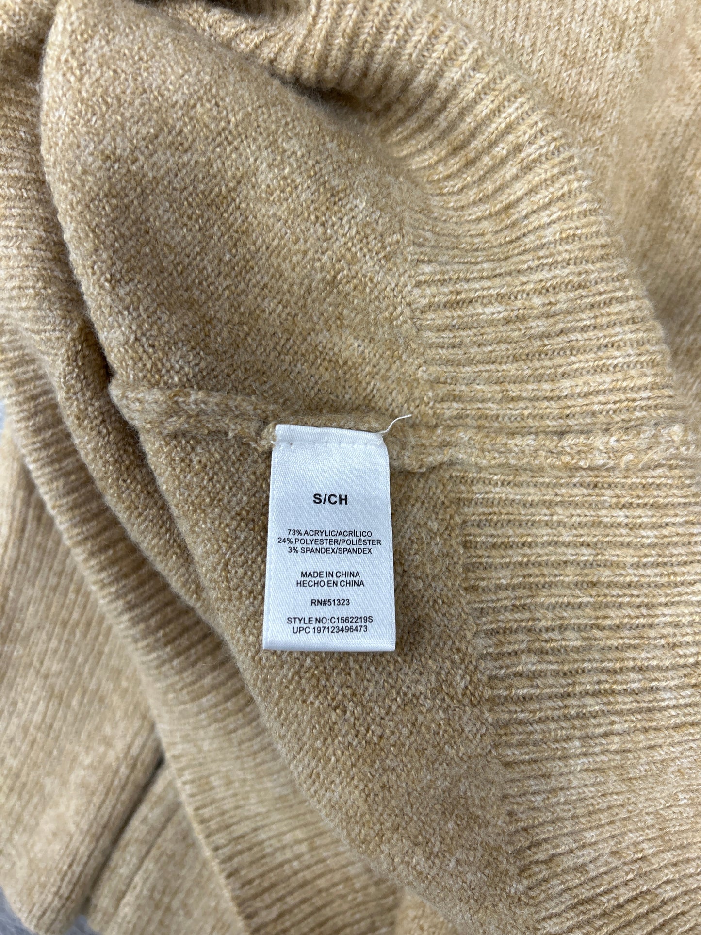 Sweater By Vince Camuto In Tan, Size: M