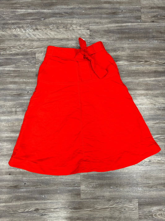 Skirt Maxi By Ann Taylor In Orange, Size: 4p