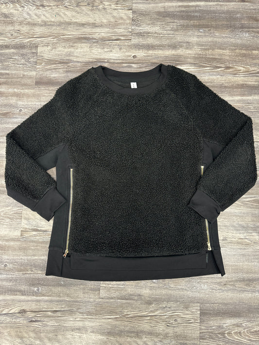 Athletic Sweatshirt Crewneck By Varley In Black, Size: M