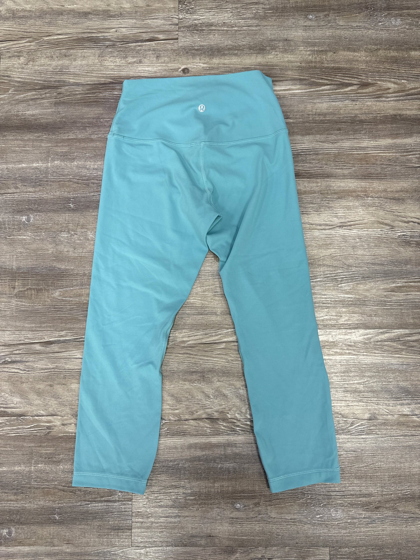 Athletic Capris By Lululemon In Blue, Size: 6