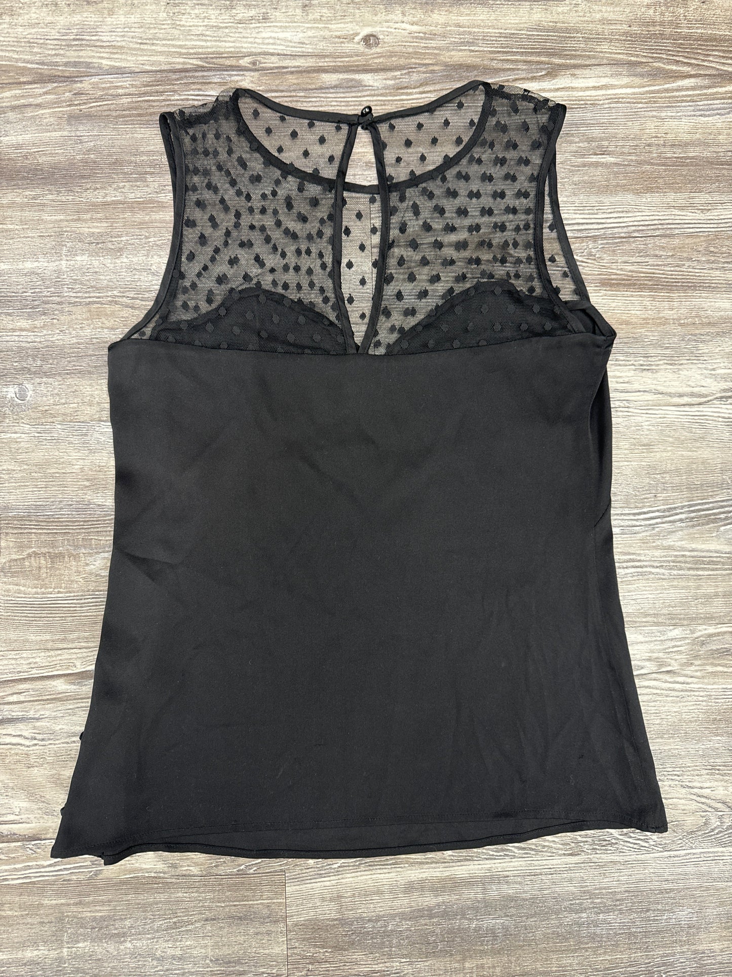 Top Sleeveless Designer By Milly In Black, Size: S