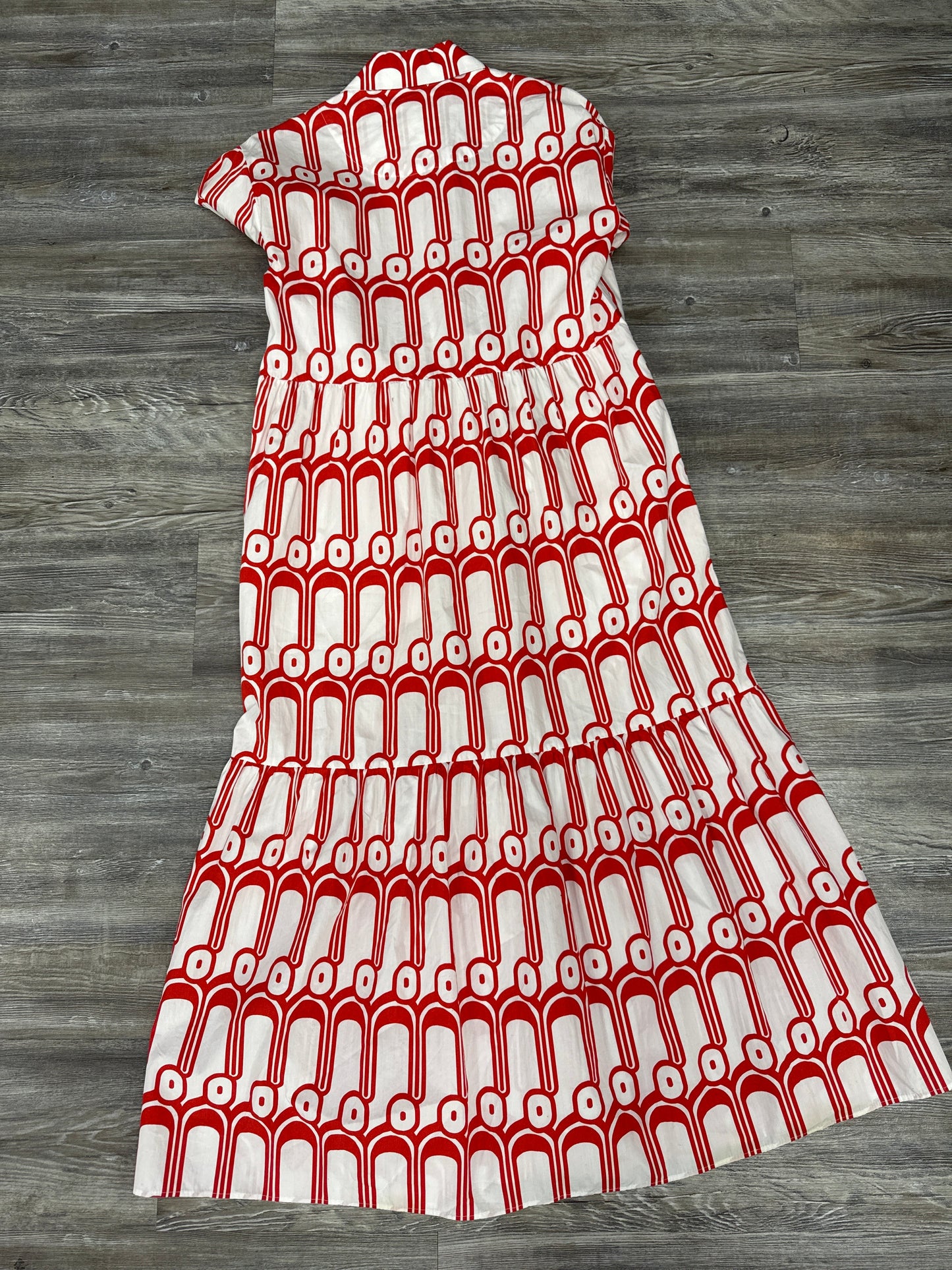 Dress Casual Maxi By Maeve In Red & White, Size: Xs