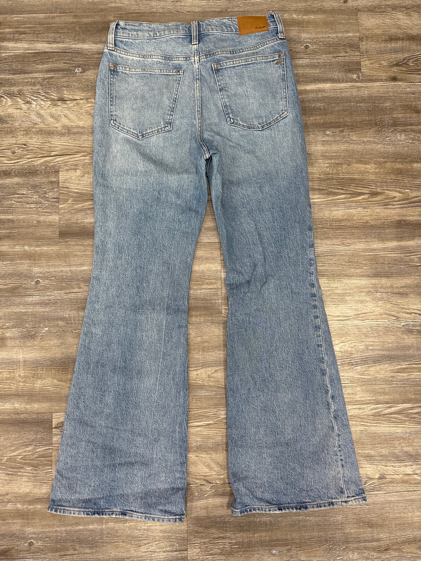 Jeans Flared By Madewell In Blue Denim, Size: 4