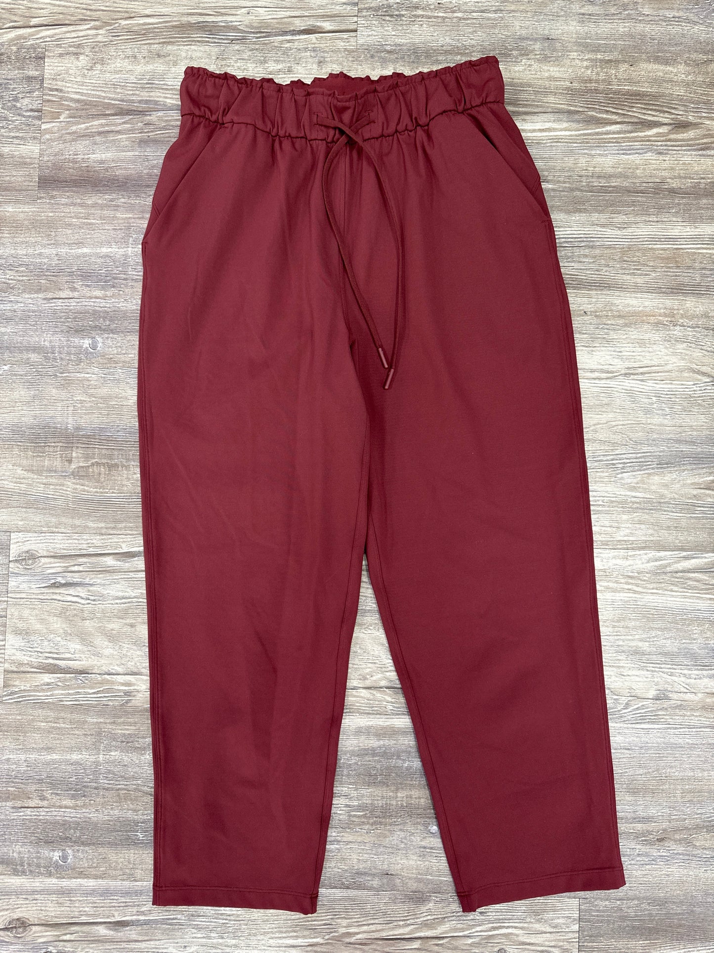 Athletic Pants By Lululemon In Red, Size: 6