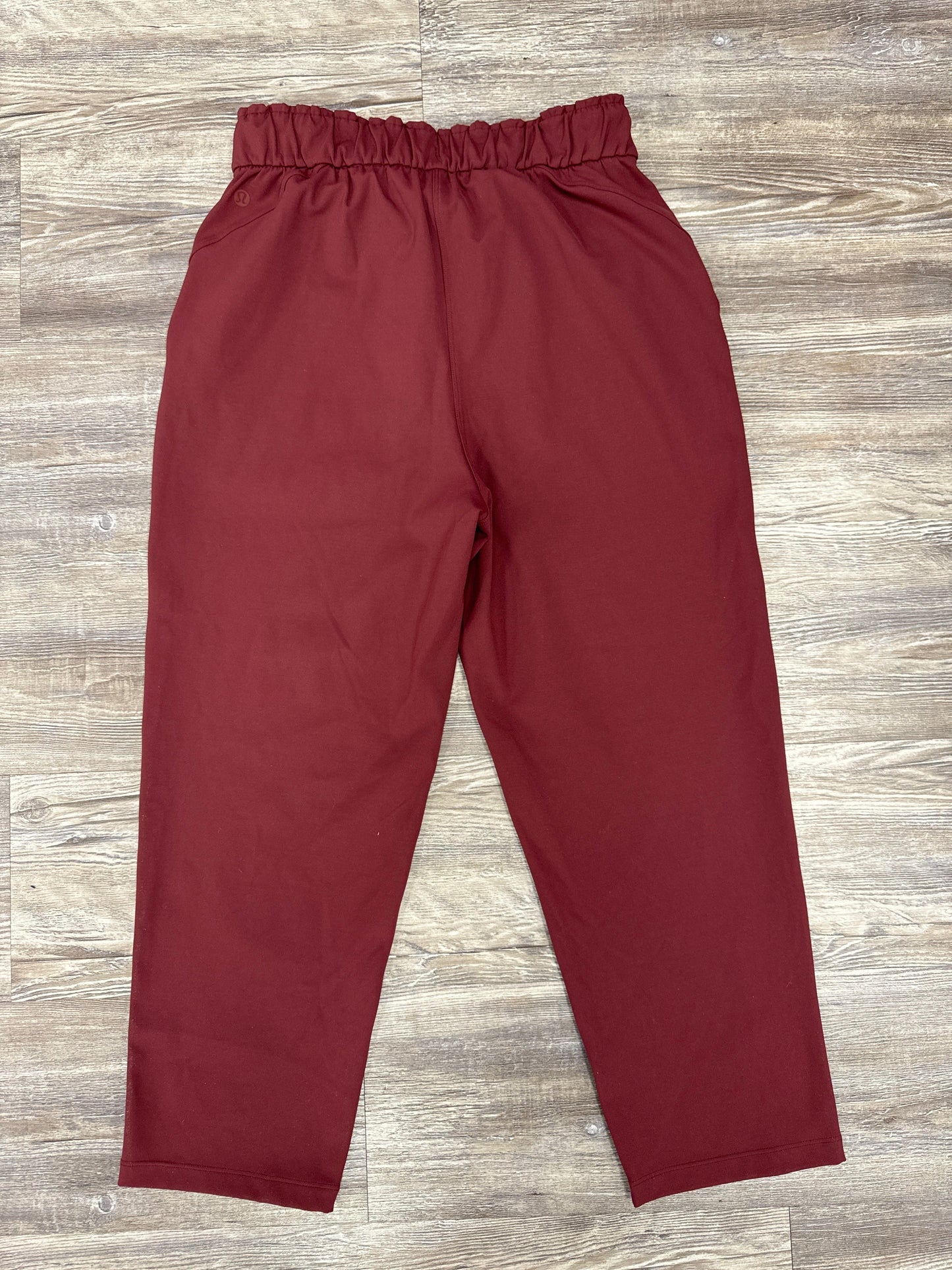 Athletic Pants By Lululemon In Red, Size: 6