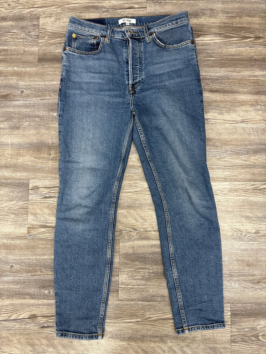 Jeans Designer By Re/Done In Blue Denim, Size: 4