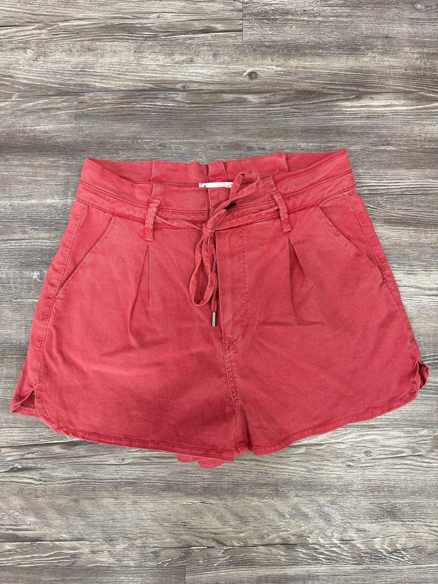 Shorts Designer By Paige In Red, Size: 4