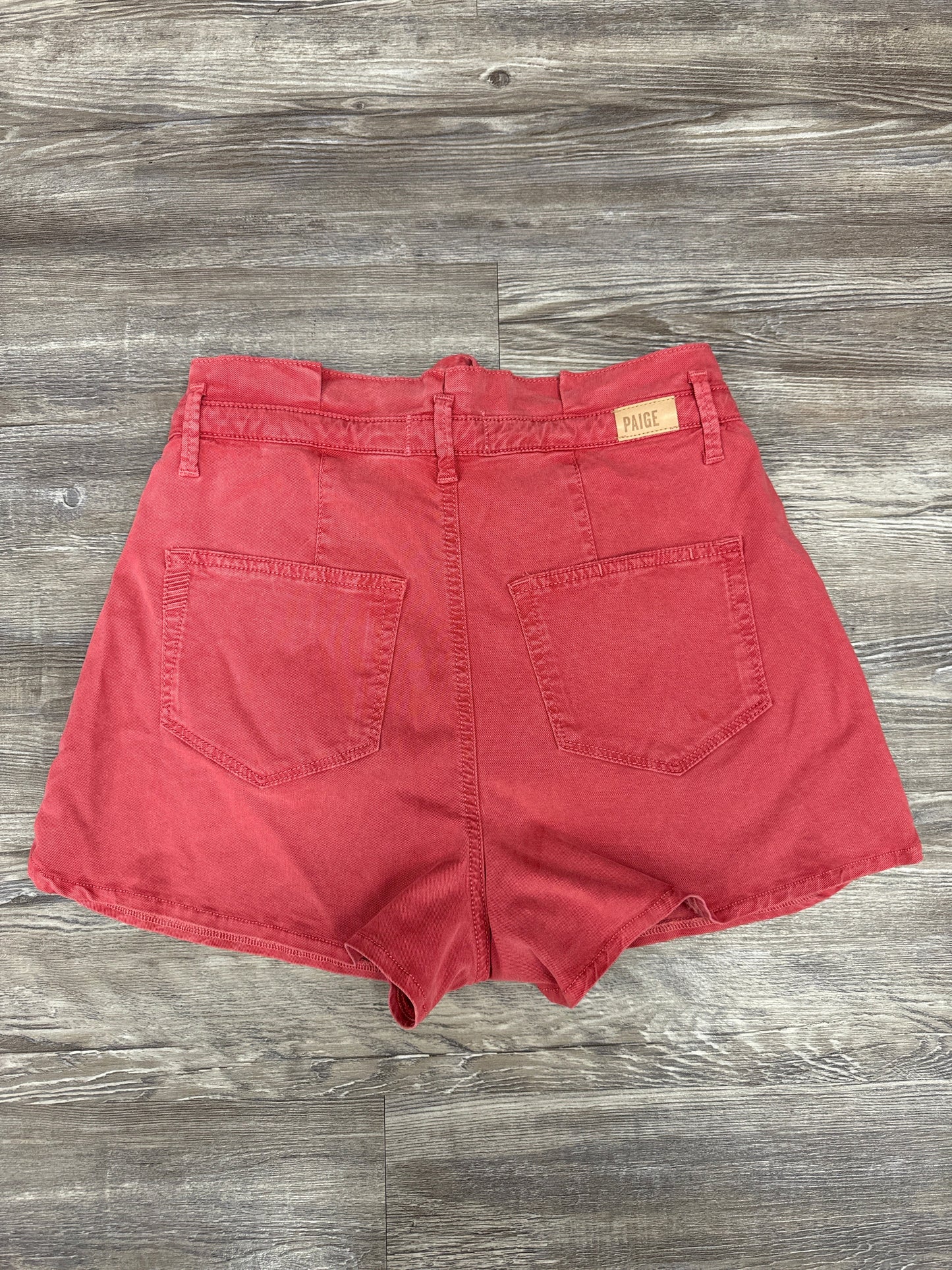 Shorts Designer By Paige In Red, Size: 4