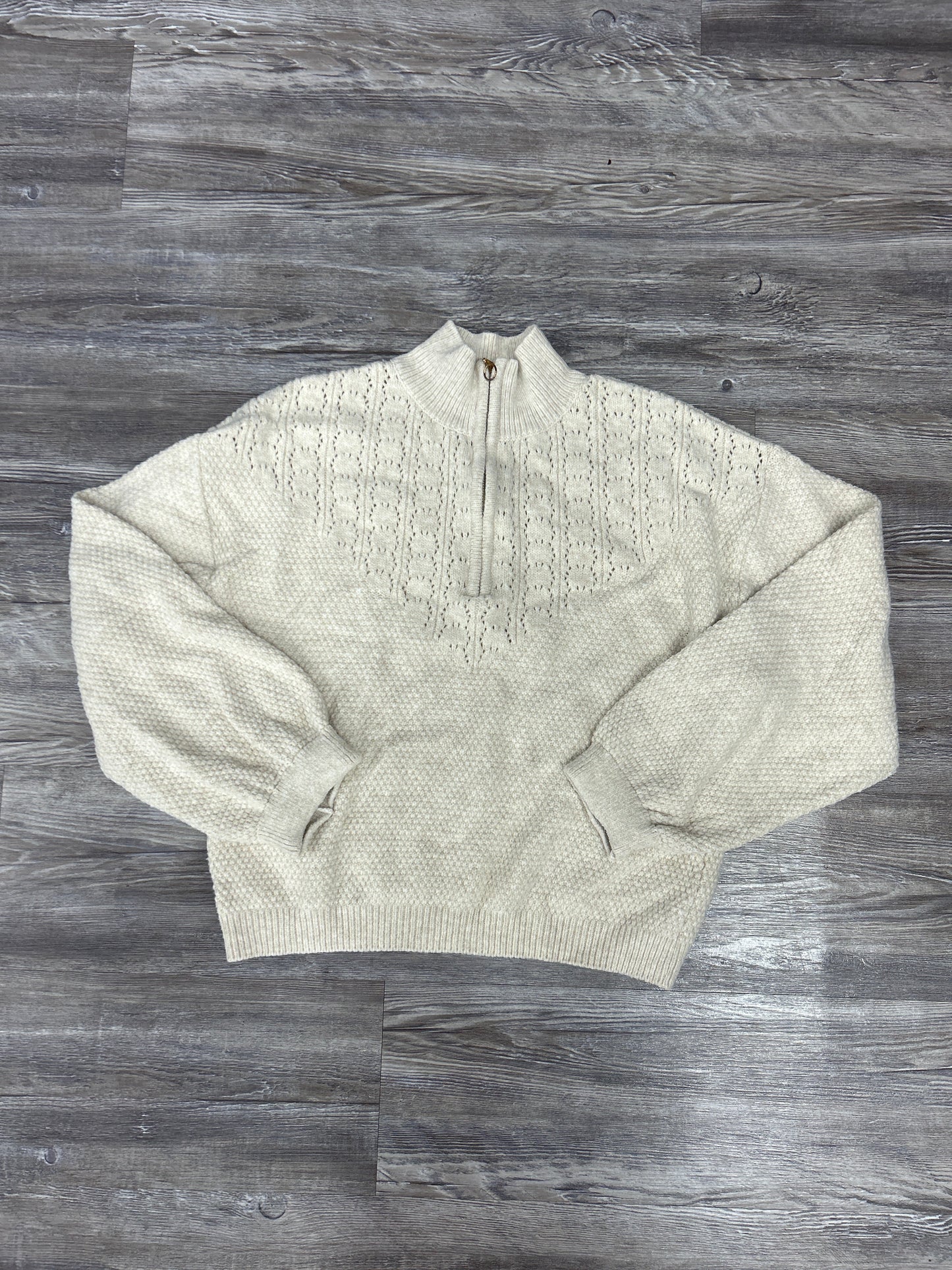 Sweater By Venus In Cream, Size: M