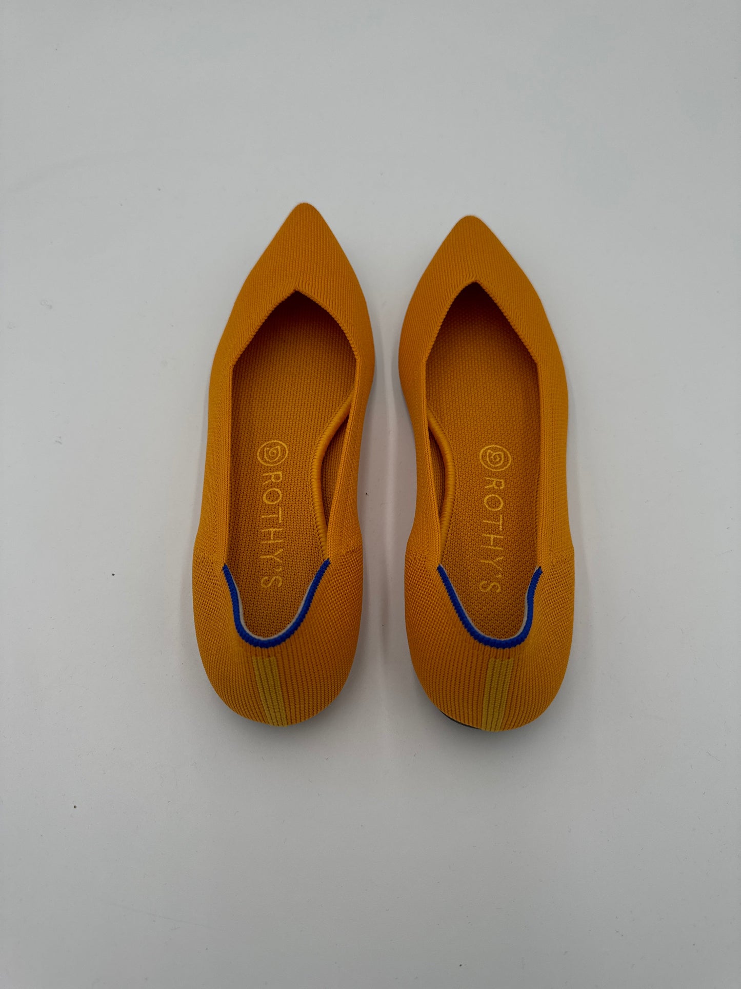 Shoes Flats By Rothys In Yellow, Size: 9.5