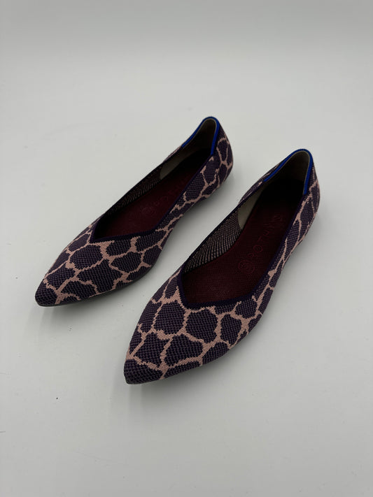 Shoes Flats By Rothys In Purple, Size: 9.5