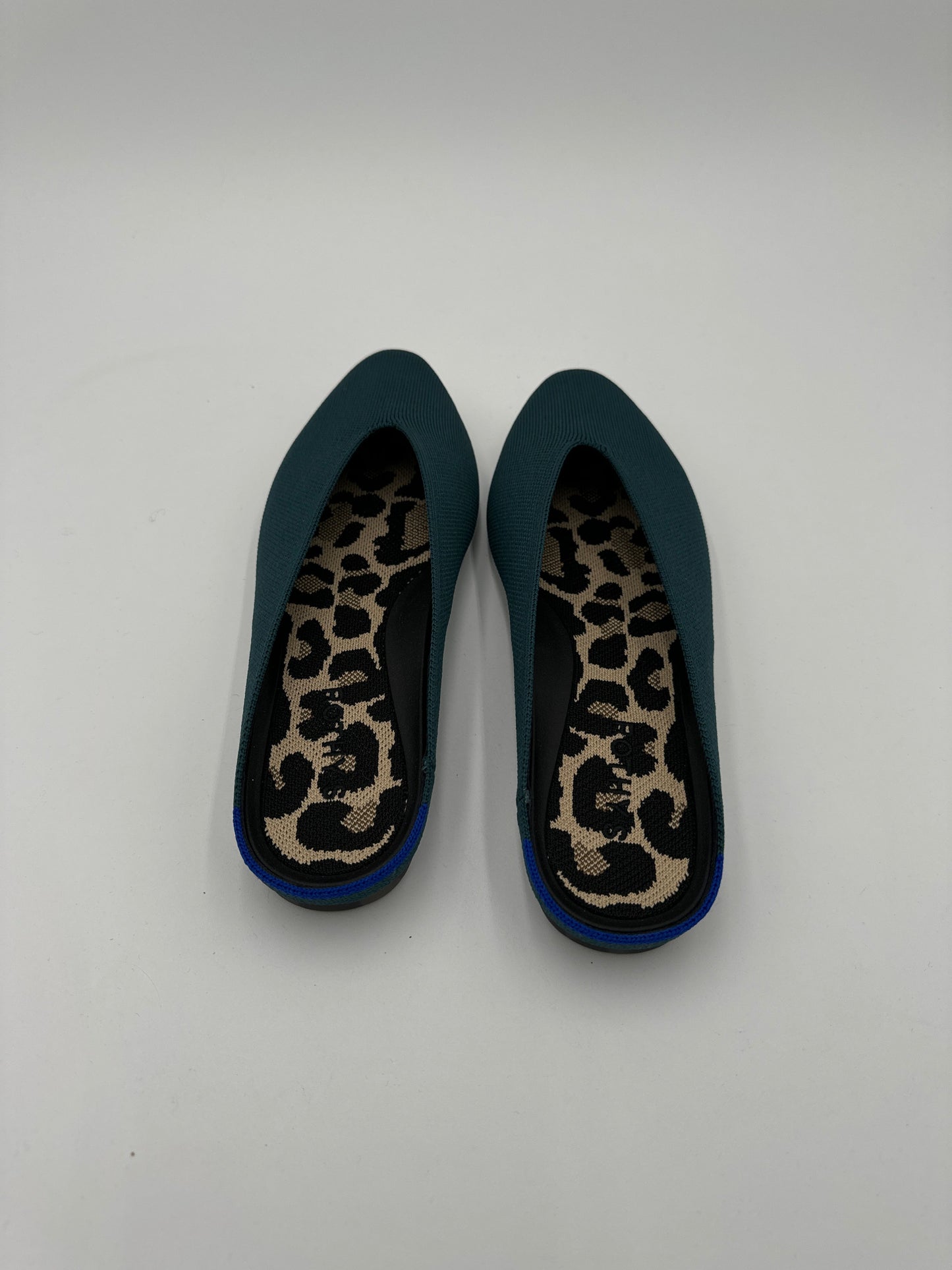 Shoes Flats By Rothys In Teal, Size: 10