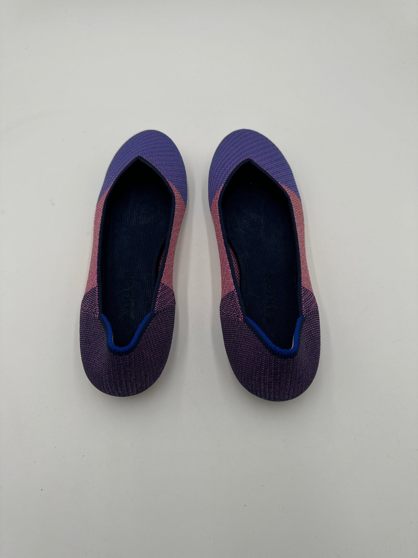 Shoes Flats By Rothys In Purple, Size: 9.5