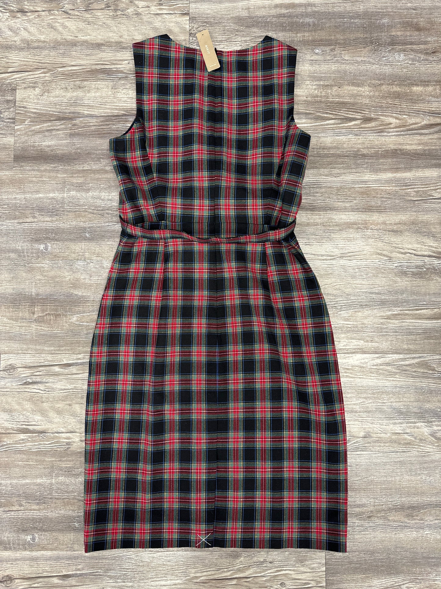 Dress Casual Midi By J. Crew In Plaid Pattern, Size: 2