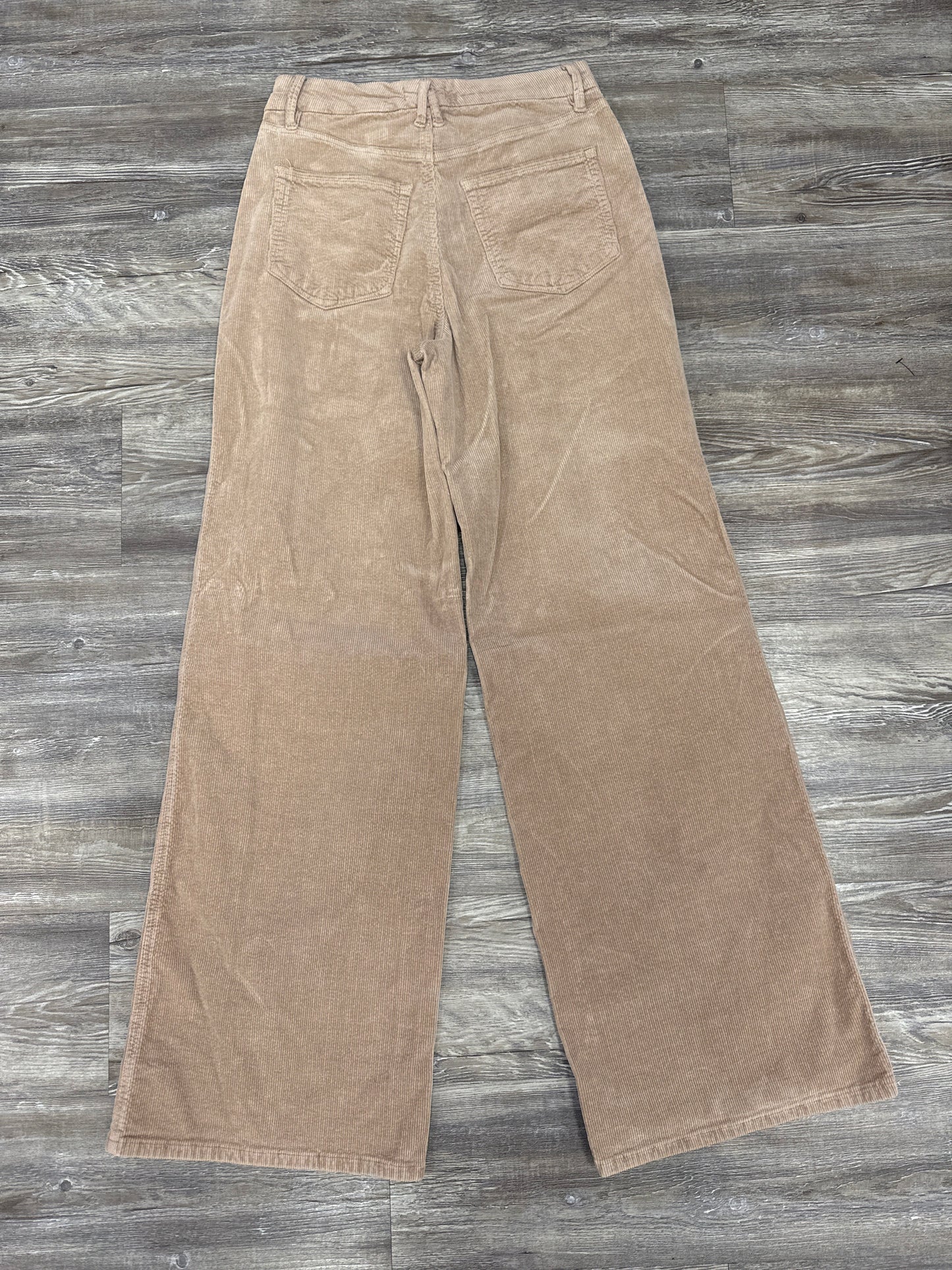 Pants Corduroy By Good American In Beige, Size: 6