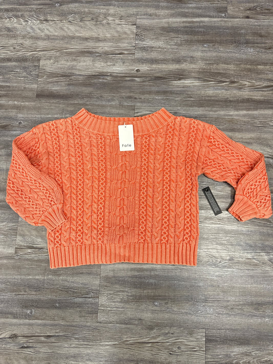 Sweater By Fate In Orange, Size: S