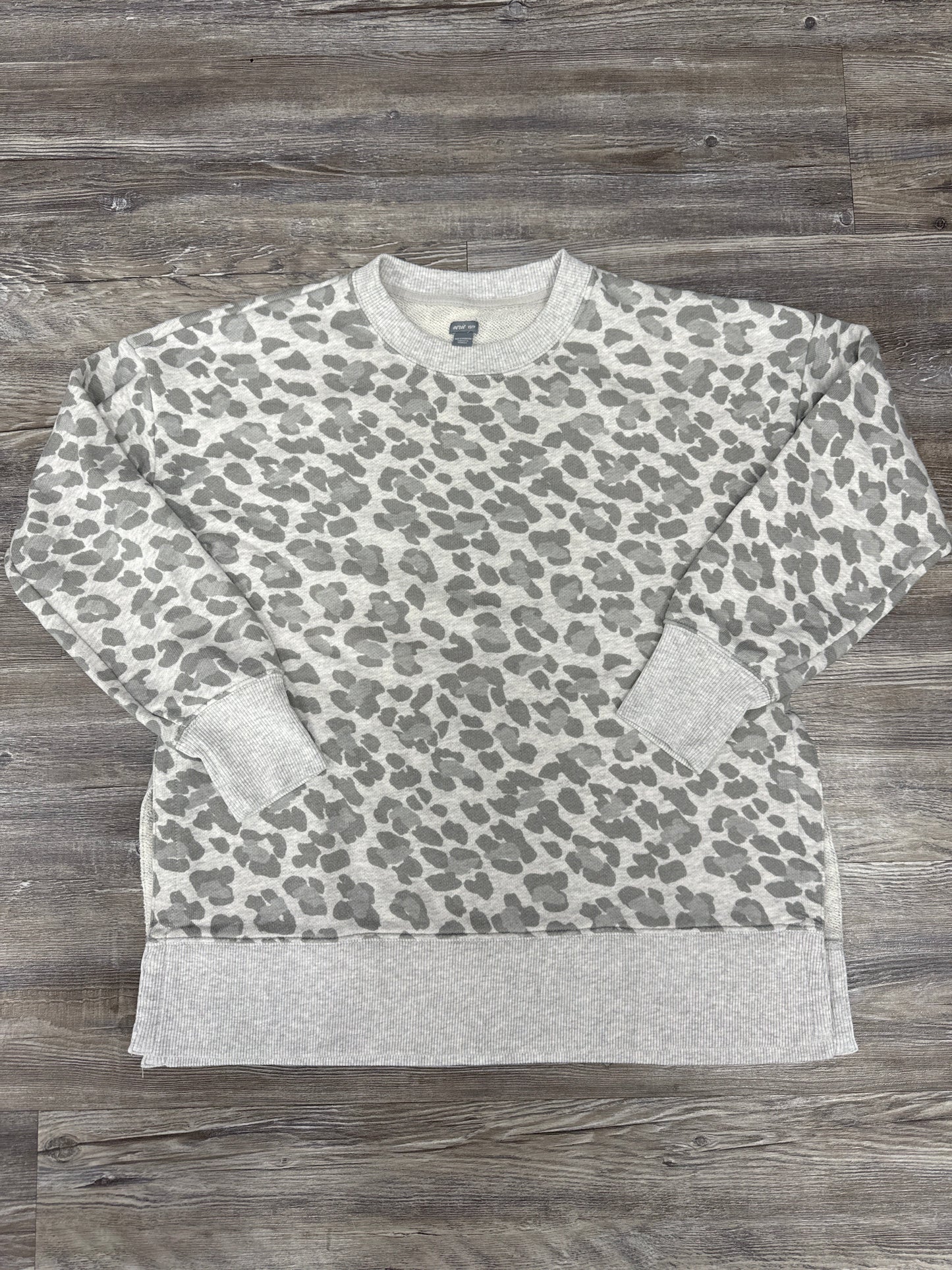 Sweatshirt Crewneck By Aerie In Camouflage Print, Size: Xs