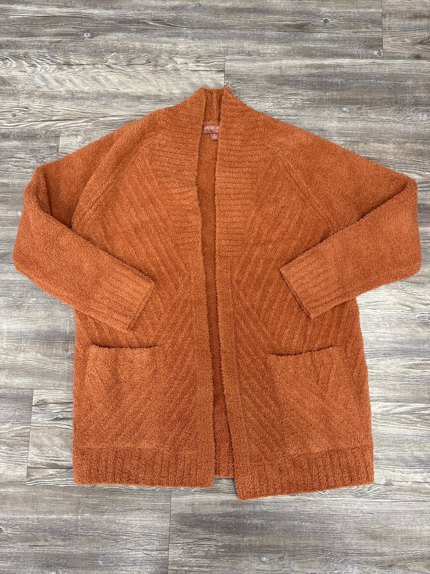 Sweater Cardigan By Barefoot Dreams In Orange, Size: S