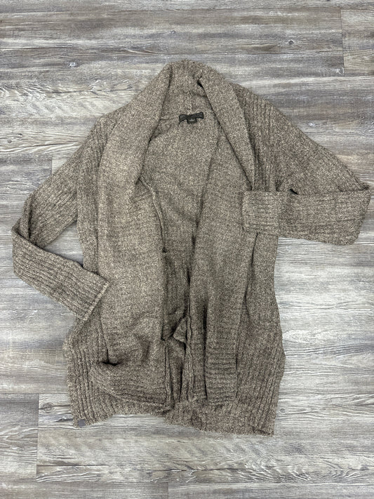 Sweater Cardigan By Barefoot Dreams In Taupe, Size: S