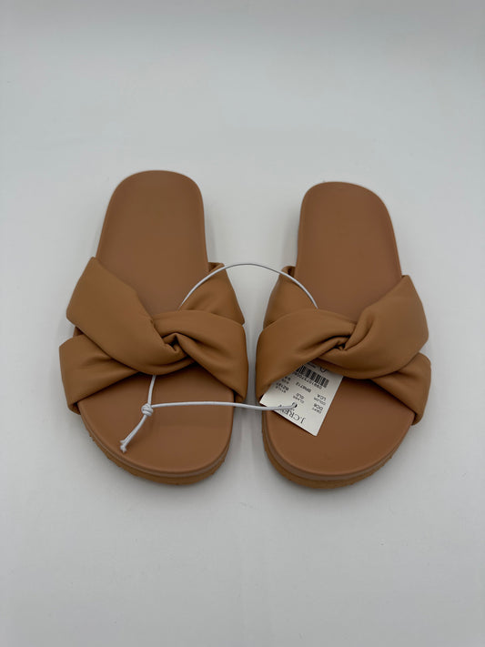 Sandals Flats By J. Crew In Tan, Size: 9