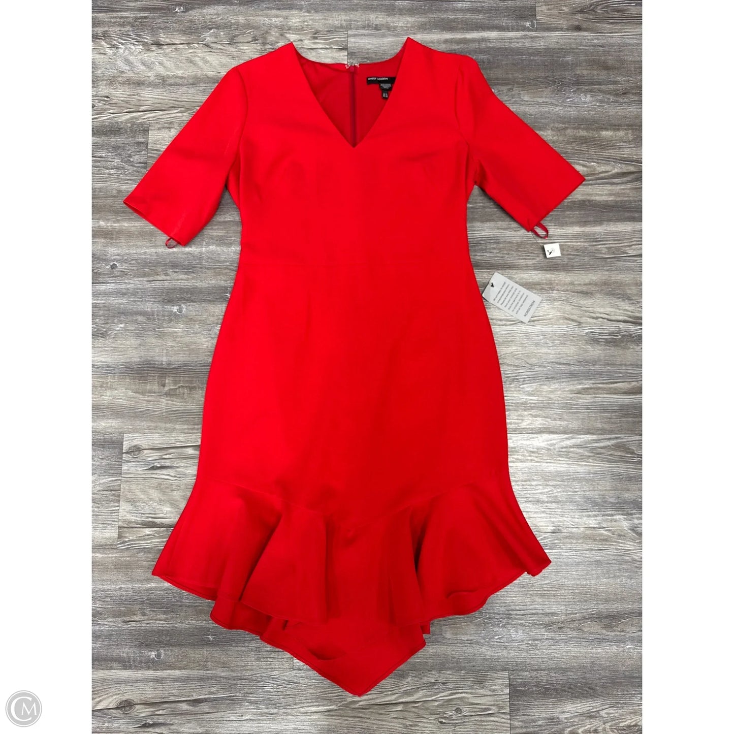 Dress Work By Maggy London In Red, Size: 8