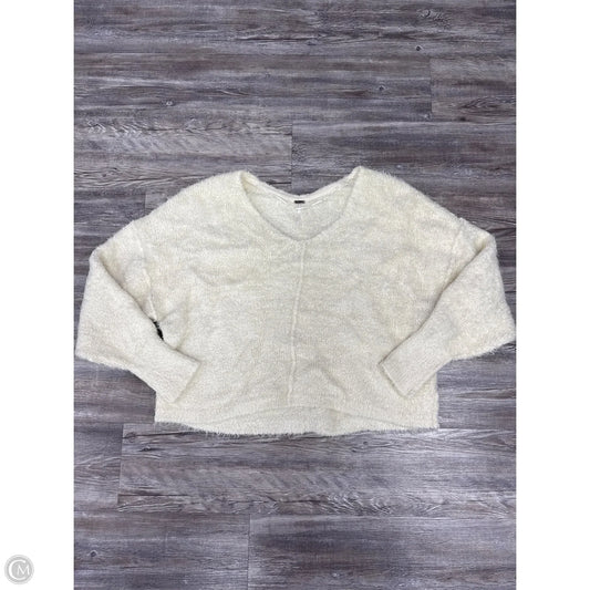 Sweater By Free People In Cream, Size: L