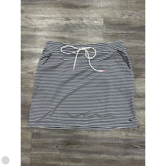 Skirt Mini & Short By Vineyard Vines In Blue & White, Size: Xs