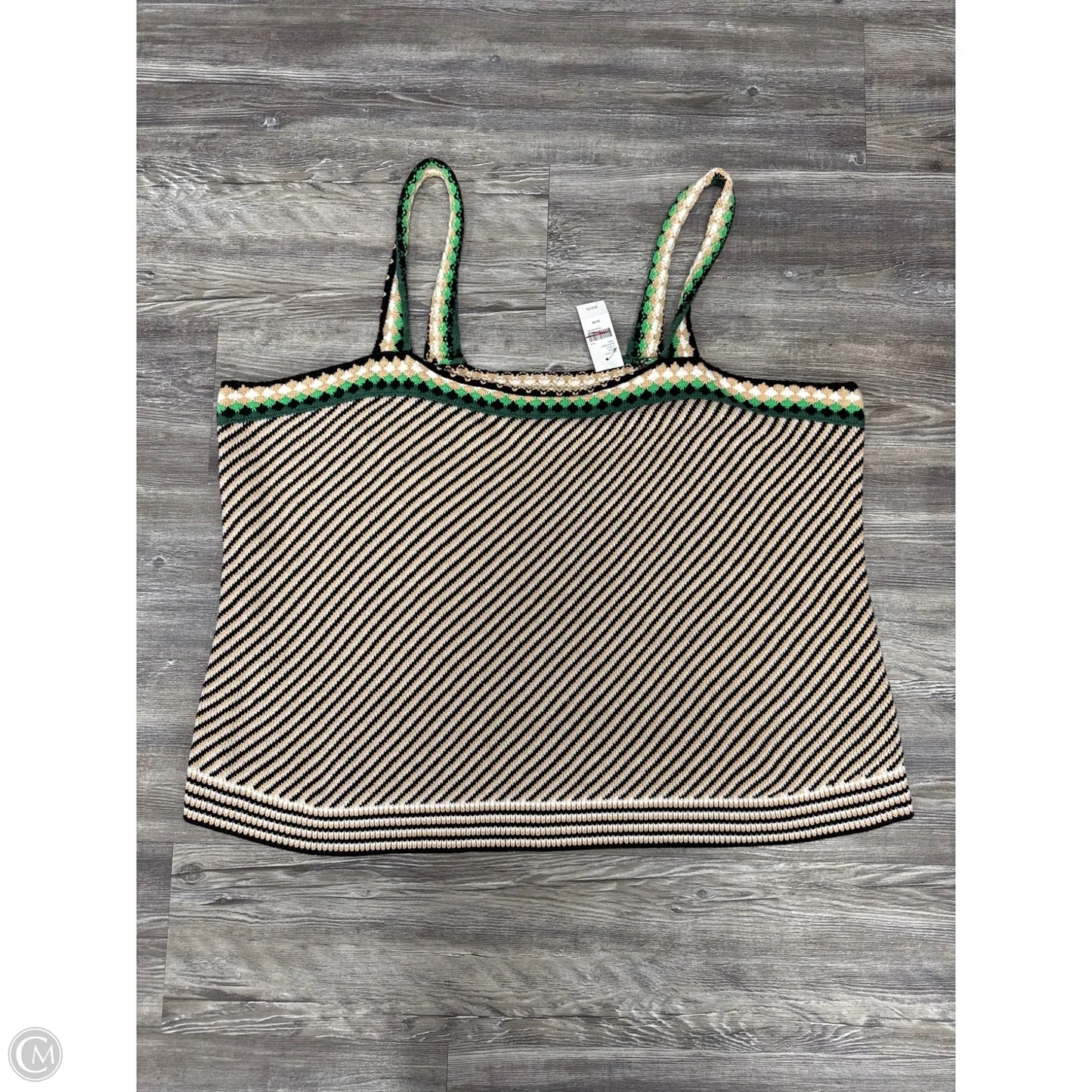 Top Sleeveless By Lane Bryant In Black & Tan, Size: 26/28