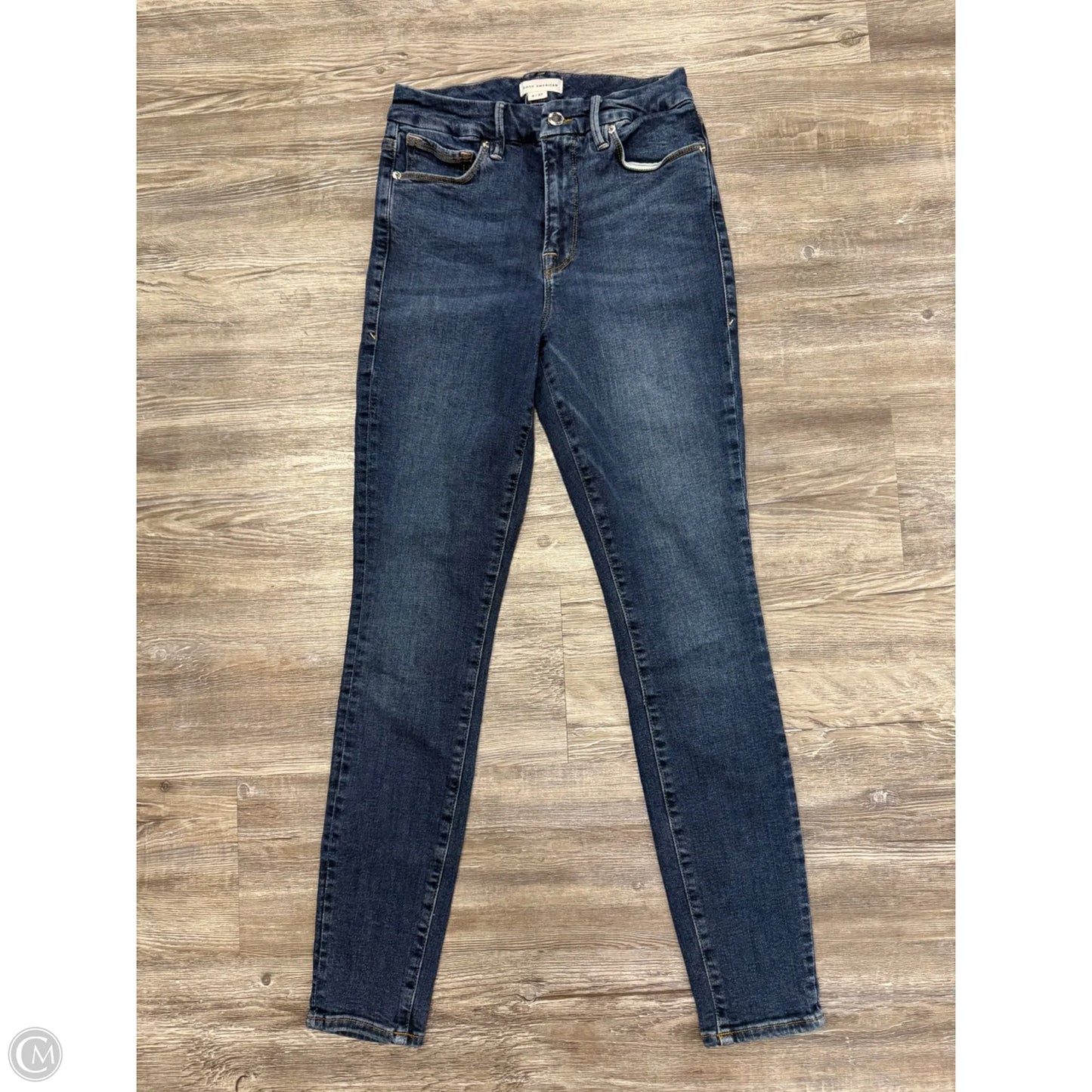 Jeans Designer By Good American In Blue Denim, Size: 4